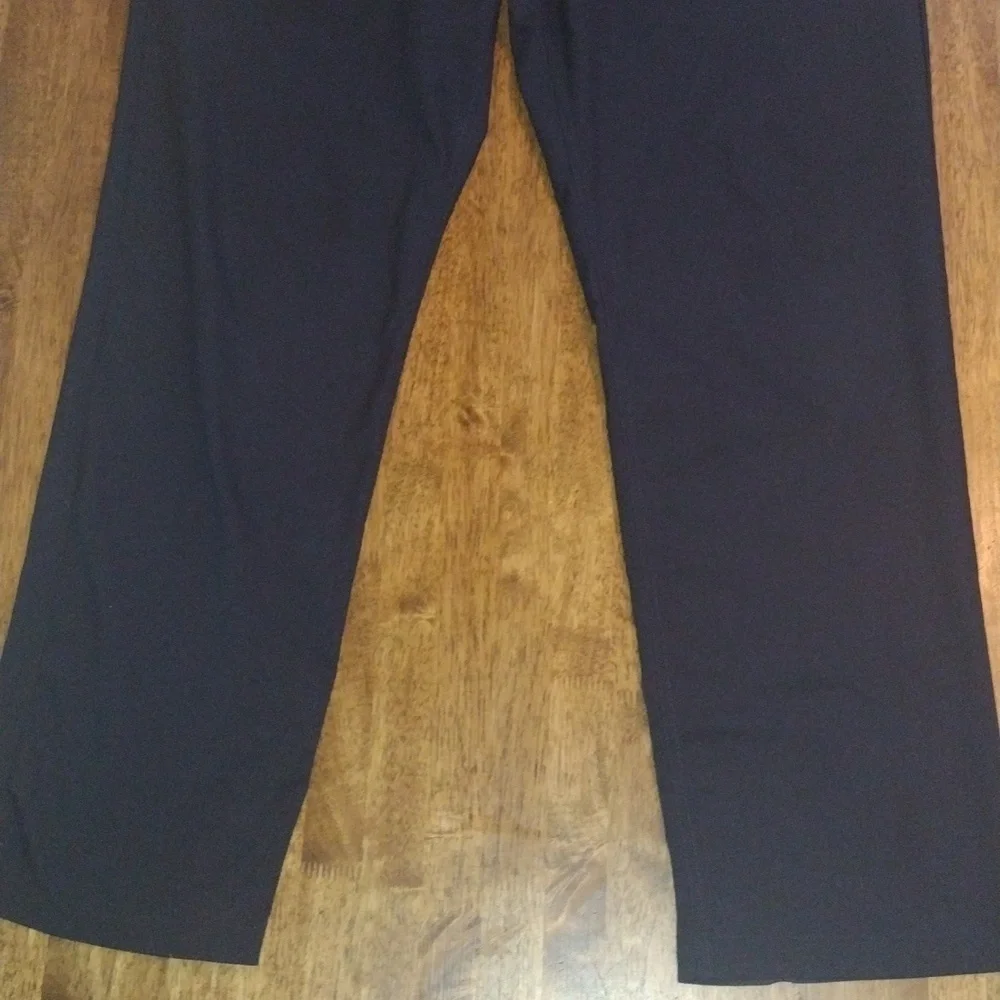 Nike Dri Fit Dress Athletic Navy Blue Pants 36x32
